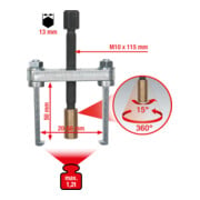 KS Tools ruitenwisser arm trekker 2-arm, 20-60mm-2
