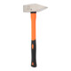 KS Tools RVS monteurshamer met glasvezel steel, 2000g