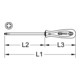 KS Tools RVS schroevendraaier, POZIDRIV-3