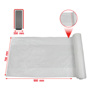 KS Tools Sac pour roues, blanc, 100 Stück