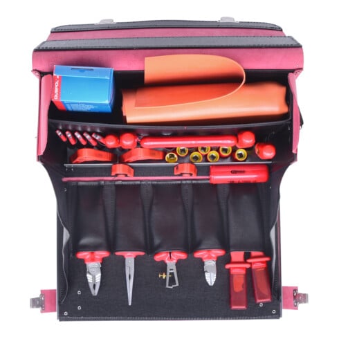 KS Tools Sacoche d'outils d'électricien, 36 pcs.