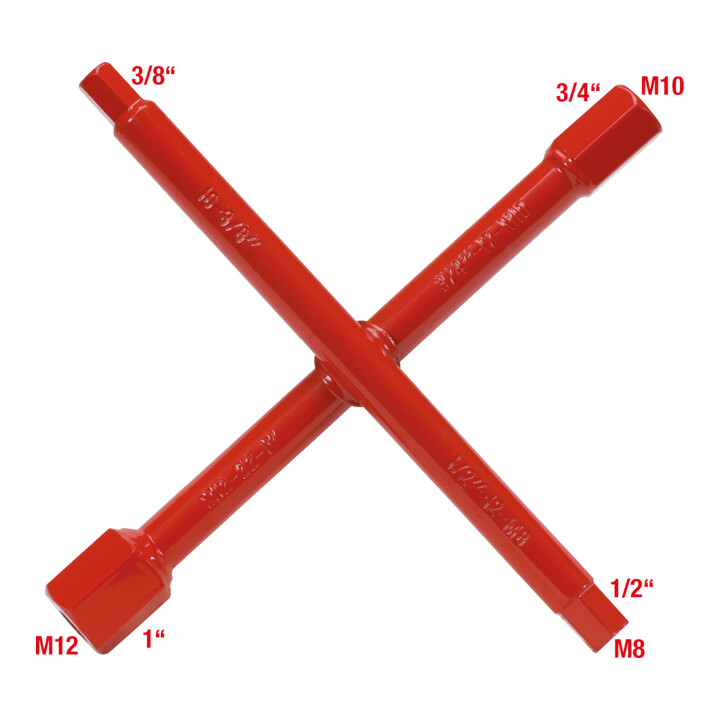 KS Tools sanitaire kruissleutel, 7 functies