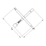 KS Tools sanitaire kruissleutel, 7 functies-5
