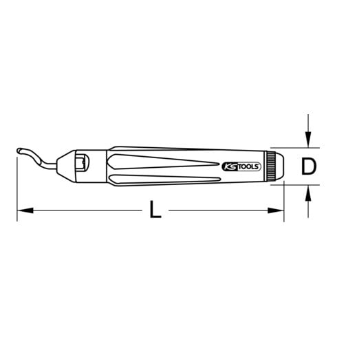 KS Tools Sbavatore rapido universale 