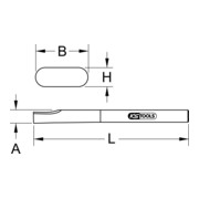 KS Tools Scalpello separatore per carrozzeria, 300mm-4