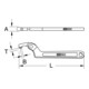 KS Tools scharnier haaksleutel met pen-4