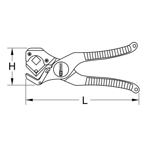 KS Tools Schlauchabschneider Durchmesser 6-25 mm