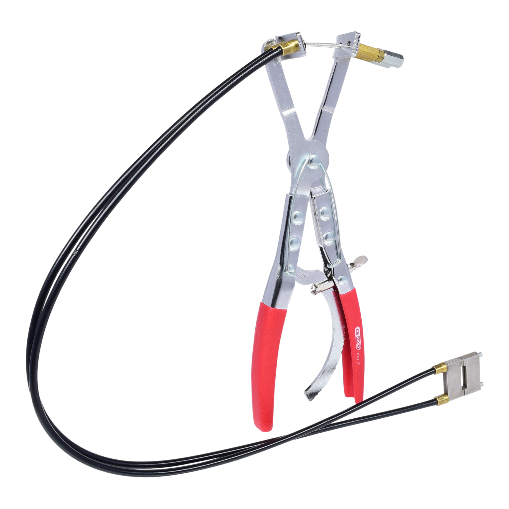 KS Tools Schlauchschellenzange mit Doppelbowdenzug, 600mm