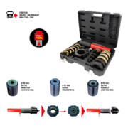 KS Tools Schlitzbuchsen-Werkzeug-Satz für Silentlager-Schlitzbuchsen, 19-tlg.-2