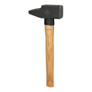 KS Tools Schlosserhammer, Esche-Stiel, französische Form, 1500g
