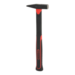 KS Tools Schlosserhammer mit Fiberglasstiel, 100g