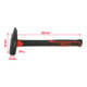 KS Tools Schlosserhammer mit Fiberglasstiel, 200g