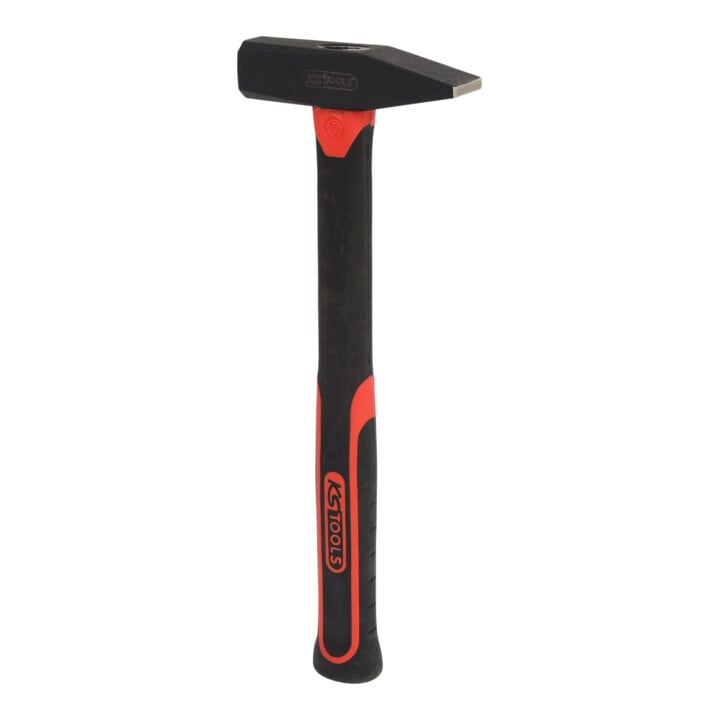 KS Tools Schlosserhammer mit Fiberglasstiel, 500g