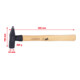 KS Tools Schlosserhammer mit Hickorystiel, 300g
