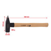 KS Tools Schlosserhammer mit Hickorystiel, 800g