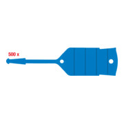 KS Tools Schlüsselanhänger mit Schlaufe, blau, 500 Stück