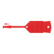 KS Tools Schlüsselanhänger mit Schlaufe, rot, 500 Stück-1