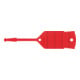 KS Tools Schlüsselanhänger mit Schlaufe, rot, 500 Stück-3