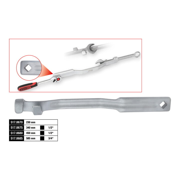 KS Tools Schlüsselverlängerung, 585 mm