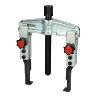 KS Tools Schnellspann-Universal-Abzieher 2-armig mit extrem schlanken und verlängerten Haken, 20-90mm, 120mm, 2,5t