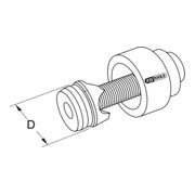 KS Tools Schraublochstanze mit Spanbruch-3