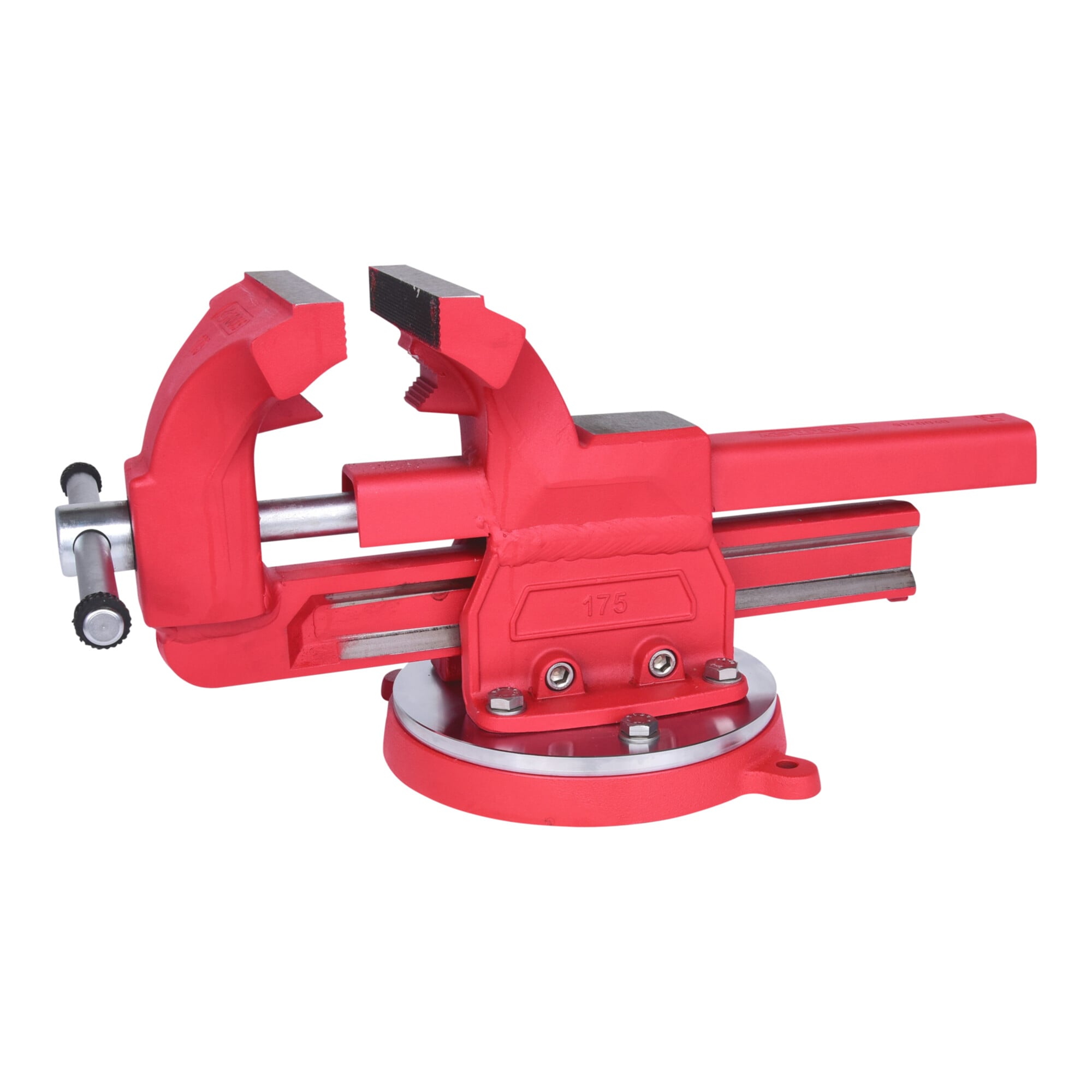 KS Tools Schraubstock mit Rundteller, 175 mm