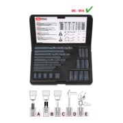 KS Tools schroefdraadafnameset, 25-delig.-2