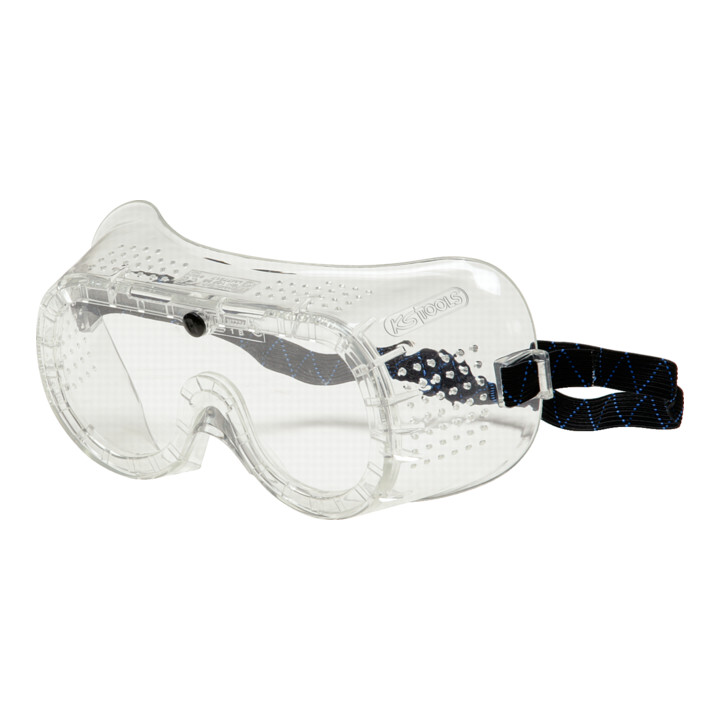 KS Tools Schutzbrille mit Gummiband-transparent, EN 166