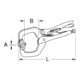 KS Tools Schweiß-Klammer-Gripzange mit beweglichen Spannbacken-4