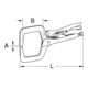 KS Tools Schweiß-Klammer-Gripzange mit Easy-Release, 280mm