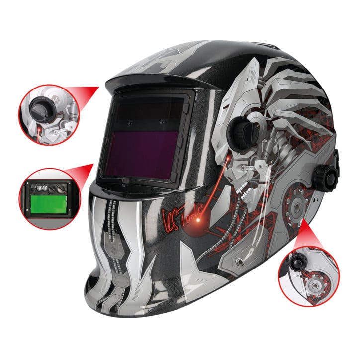 KS Tools Schweißer-Schutzhelm, Steel Design
