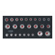 KS Tools SCS 1/2" 6-kant-Steckschlüssel-Satz, 26-teilig in 1/3 Systemeinlage-1