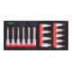 KS Tools SCS 1/2" Bit-Stecknuss-Satz, 15-teilig in 1/3 Systemeinlage-3