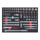 KS Tools SCS 1/2" dopsleutelset, 66 stuks in 1/1 systeem insteek-1