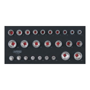 KS Tools SCS 1/2" inbussleutelset, 26 stuks in 1/3 systeem insteek-1