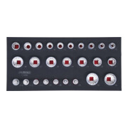 KS Tools SCS 1/2" Steckschlüssel-Satz, 26-teilig in 1/3 Systemeinlage-3