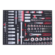 KS Tools SCS 1/4"+3/8"+1/2" dopsleutelset, 180 delig in 1/1 systeem insteek-3