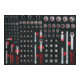KS Tools SCS 1/4"+3/8"+1/2" Module de douilles, 128 pcs., modules système 1/1-1