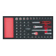 KS Tools SCS 1/4" Steckschlüssel-Satz, 45-teilig in 1/3 Systemeinlage-1