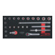KS Tools SCS 3/8" Steckschlüssel-Satz, 24-teilig in 1/3 Systemeinlage-1