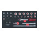 KS Tools SCS 3/8" Steckschlüssel-Satz, 36-teilig in 1/3 Systemeinlage-1