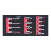 KS Tools SCS CHROMEplus 1/2" bit dopsleutelset, 13 stuks in 1/3 systeemvak-1
