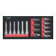 KS Tools SCS CHROMEplus 1/2" bit dopsleutelset, 15 stuks in 1/3 systeembak-1