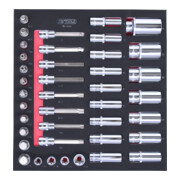 KS Tools SCS CHROMEplus 1/2" dopsleutelset, 40 stuks in 2/3 systeeminzet-3