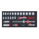 KS Tools SCS CHROMEplus 3/8" dopsleutelset, 25 stuks in 1/3 systeem insteek-1