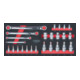 KS Tools SCS CHROMEplus TX E-Profil-Werkzeug-Satz, 25-teilig in 1/3 Systemeinlage-1