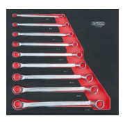 KS Tools SCS CLASSIC dubbele steeksleutelset, 9-delig in 2/3 systeem insteek-1