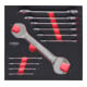 KS Tools SCS dubbele steeksleutelset, 11 stuks 6-41mm in 2/3 systeem insteek-3