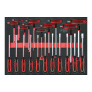 KS Tools SCS ERGOTORQUEplus Module de tournevis et de poignées en T, 21 pcs., modules système 1/1-1