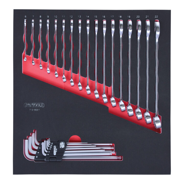 KS Tools SCS Jeu de clés mixtes coudées, 27 pcs., Modules système 2/3